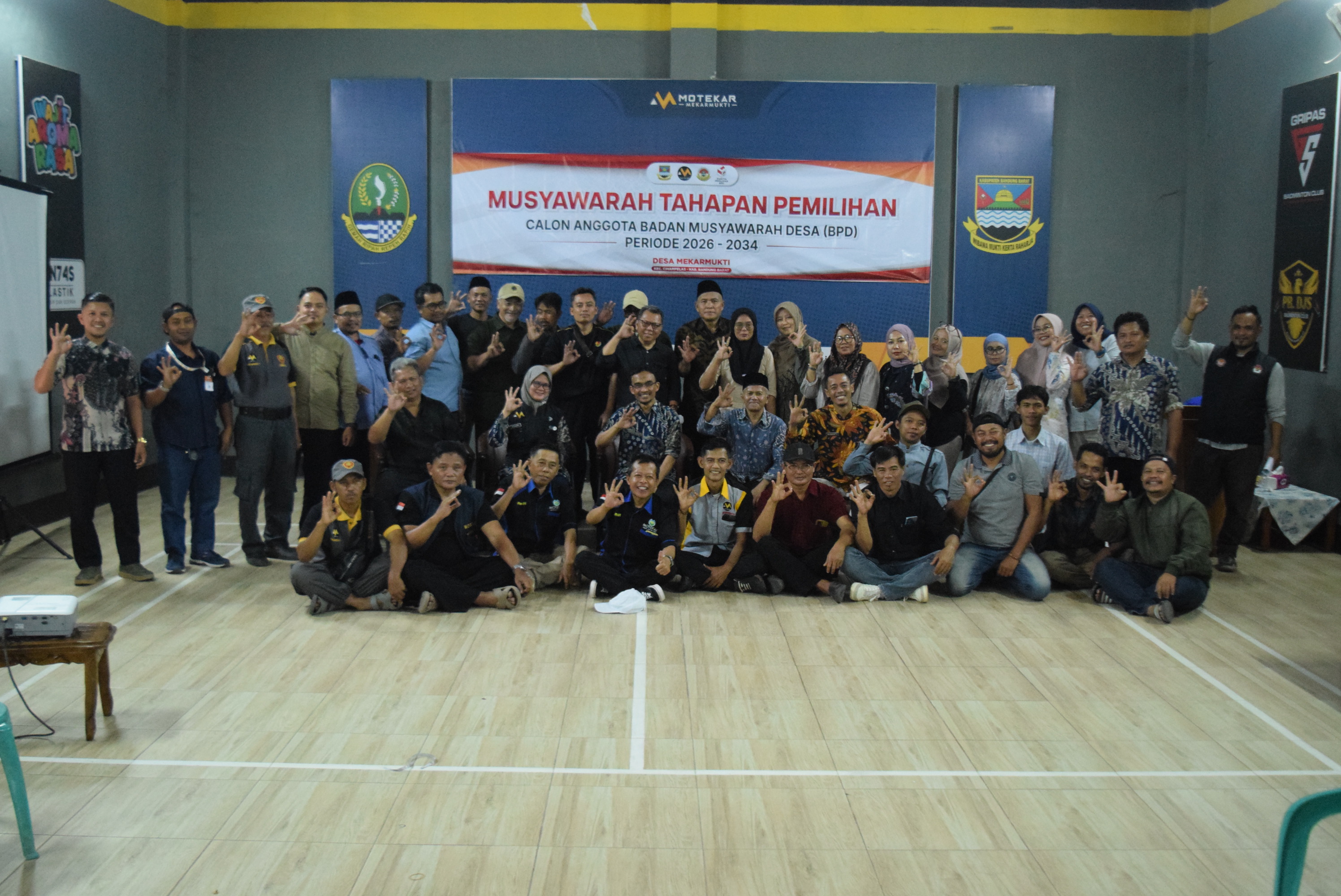 Musyawarah Tahapan Pemilihan Calon Anggota BPD Desa Mekarmukti Periode 2026-2034